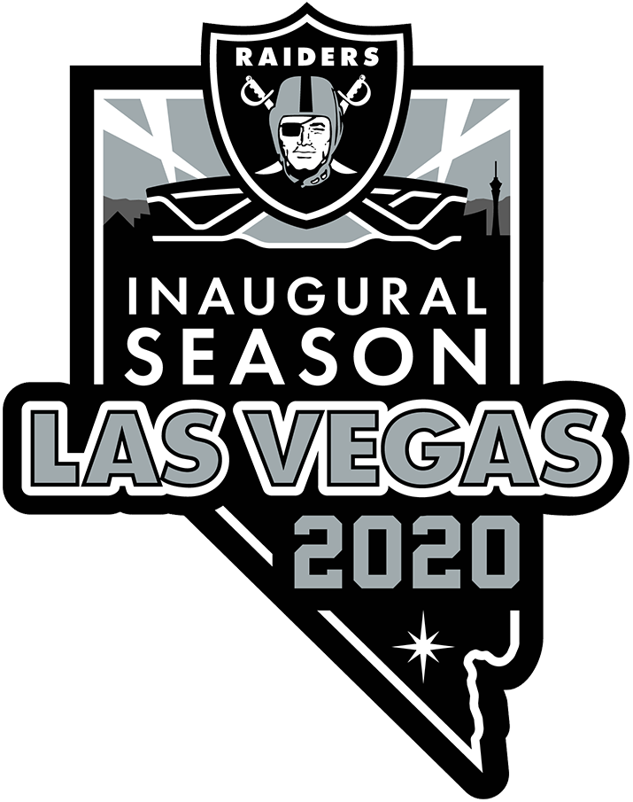 Las Vegas Raiders 2020 Anniversary Logo iron on transfers for clothing